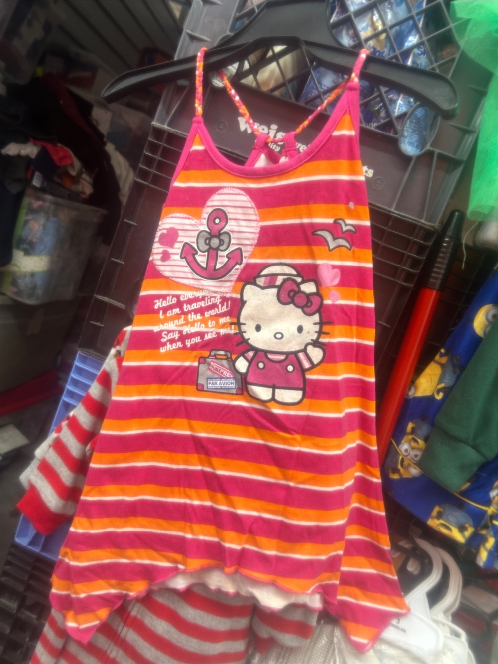 NWT Sz 6x hello kitty top vintage